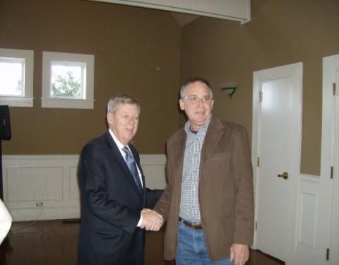 Danny Welch American Hometown Realty & Senator Johnny Isakson