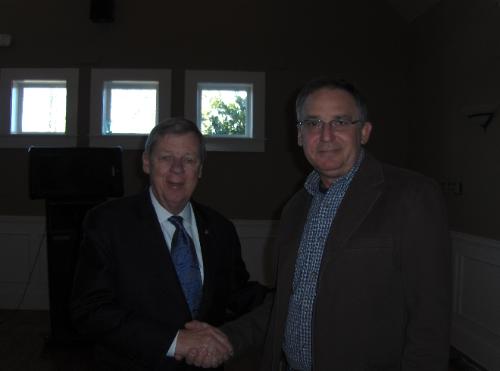 Danny Welch Realtor & Senator Johnny Isakson at the Board of Realtors Luncheon