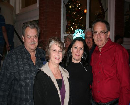 JImmy Warren, Pat Warren, Terry Welch and Danny Welch New Years Eve